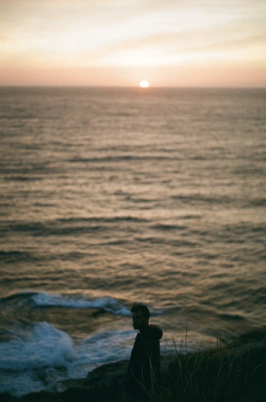 Jayce ocean sunset silhouette