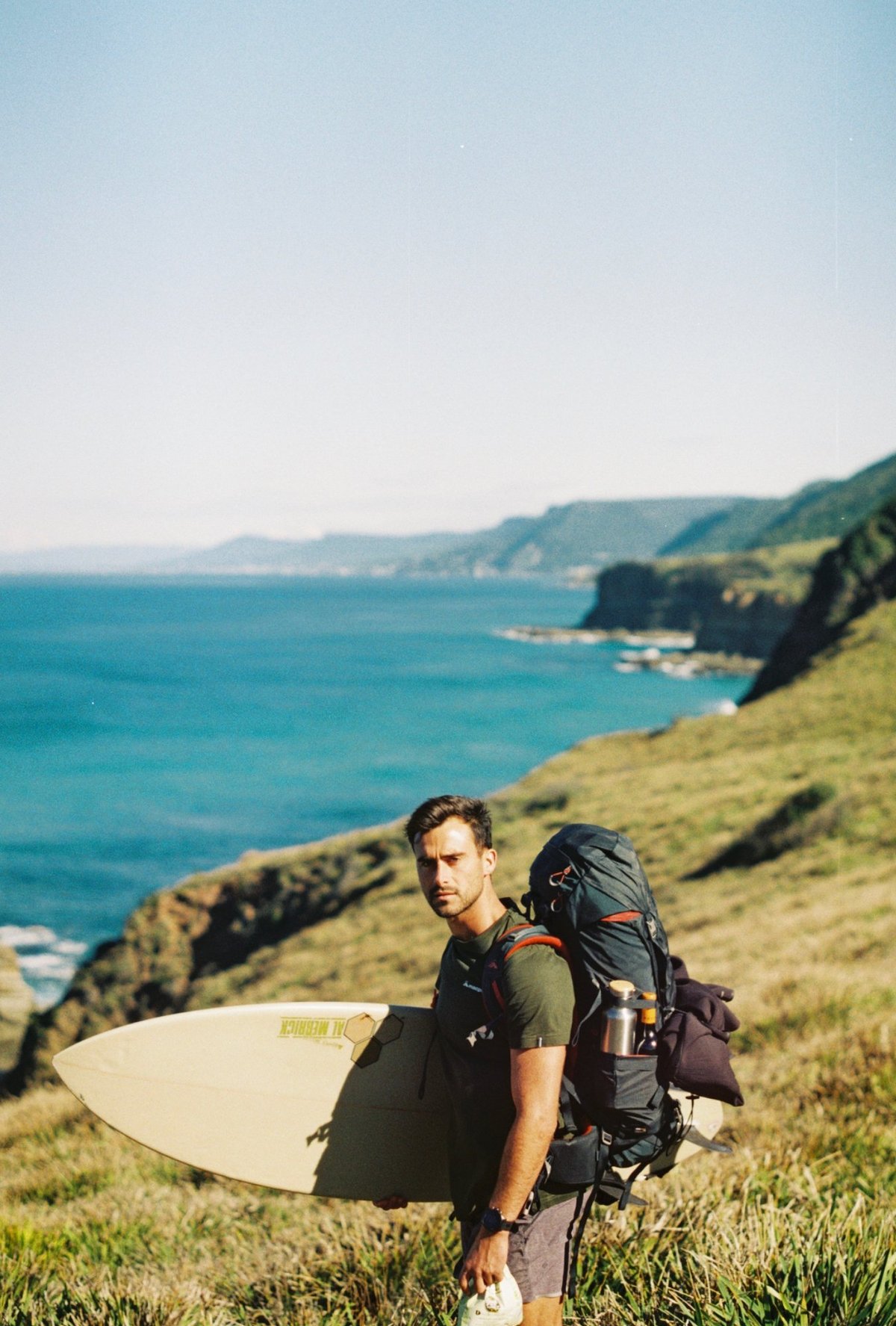 Jayce surfing Australian coast