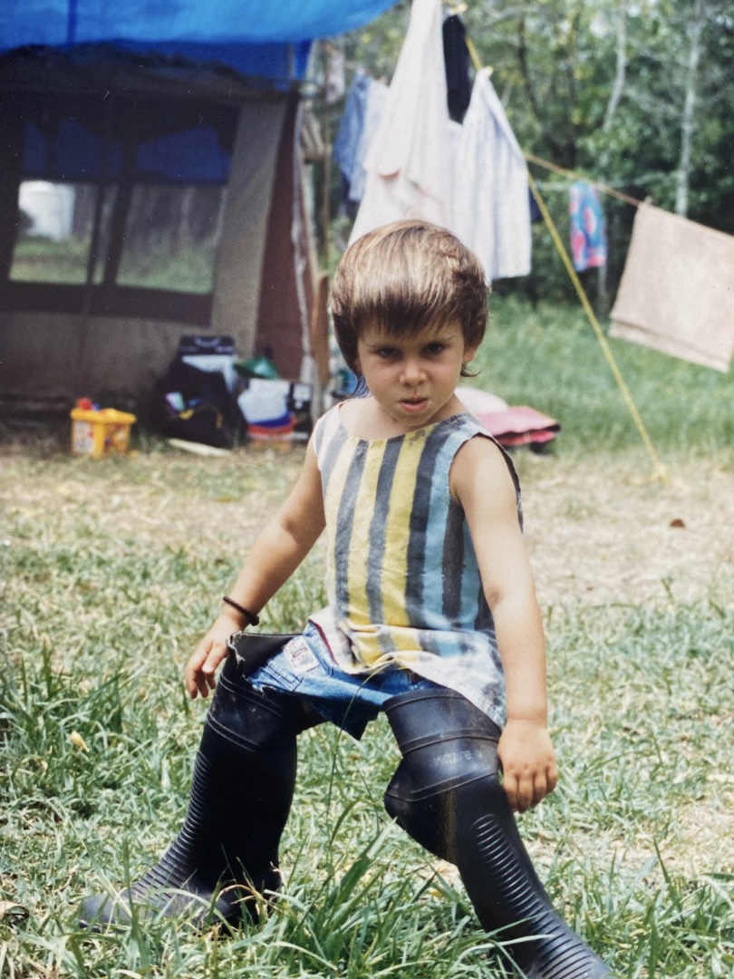 Jayce Love as a child — early outdoors life, circa 2003