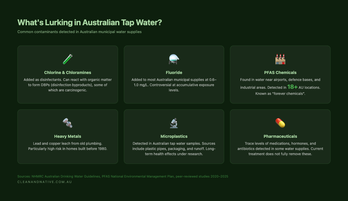What's lurking in Australian tap water — Clean & Native