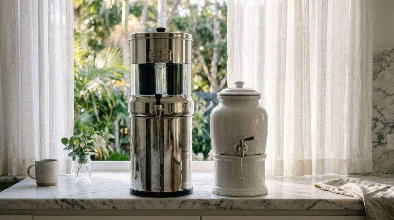 Big Berkey vs Doulton gravity water filter comparison — Australia 2026