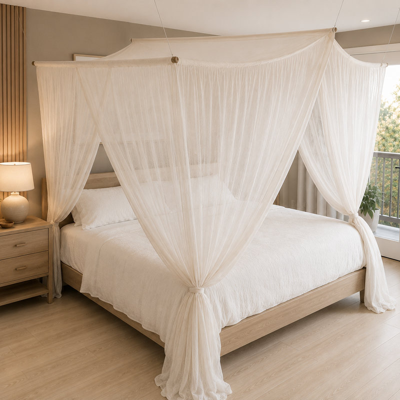Swiss Shield Naturell EMF Shielding Bed Canopy