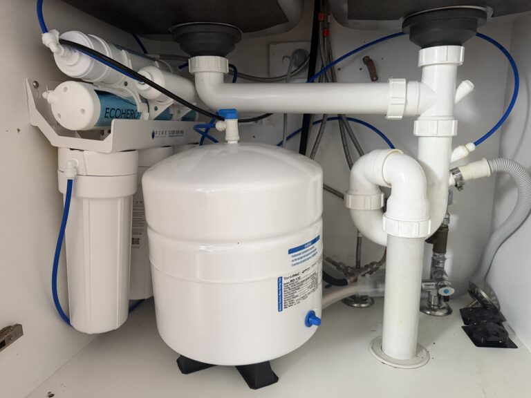 EcoHero 5-Stage RO under-sink installation — Palm Beach QLD