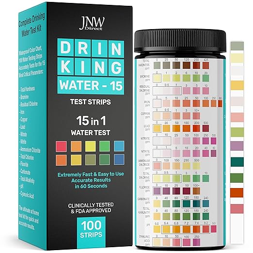 JNW Direct 15-in-1 Water Test Strips Australia -- Clean and Native