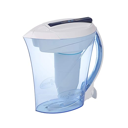 ZeroWater 10-Cup water filter jug with TDS meter