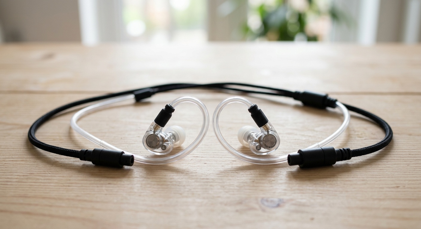 Budget air tube earphones Australia — Clean and Native