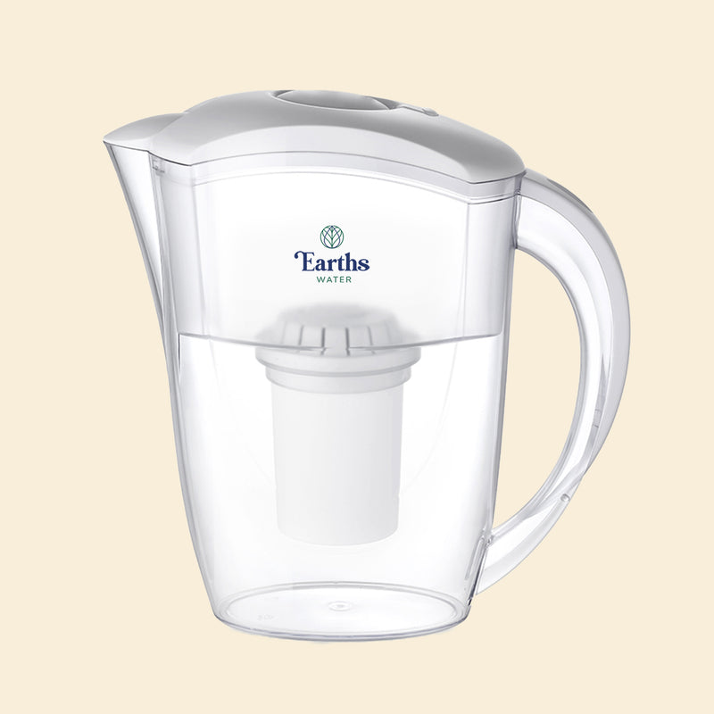 Earth's Water 2.4L alkaline water filter jug pitcher