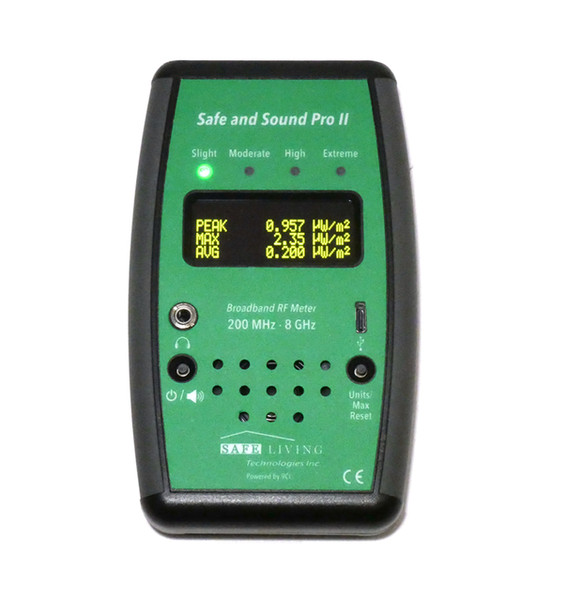 Safe and Sound Pro II RF meter Australia -- Clean and Native