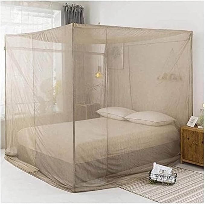 WSJZFFF 100% Silver Fiber EMF Shielding Bed Canopy