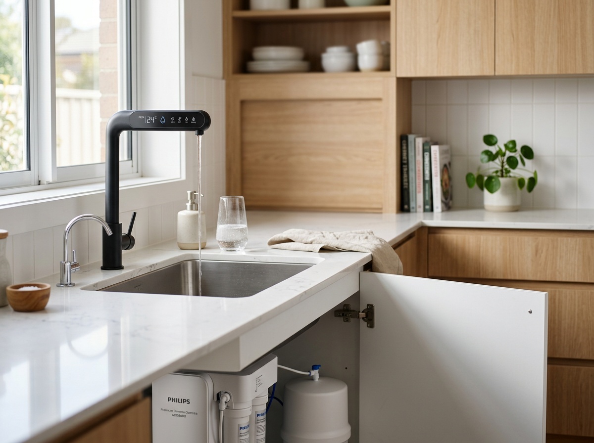 Philips AUT9028DG RO Tap Water Station Australia — reverse osmosis, remineralisation, 5 temperatures