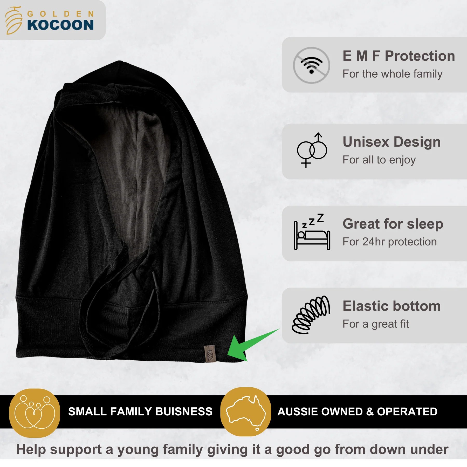 Schild EMF Shielding Hoodie — SaferEMF Australia