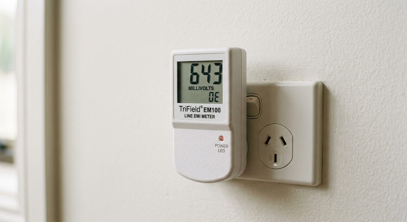 TriField EM100 Line dirty electricity meter Australia — SaferEMF