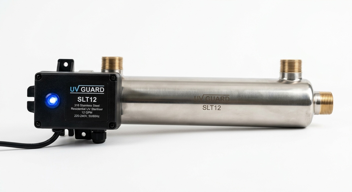 UV Guard SLT12 UV water steriliser Australia — NSF 55 Class A, 8 LPM