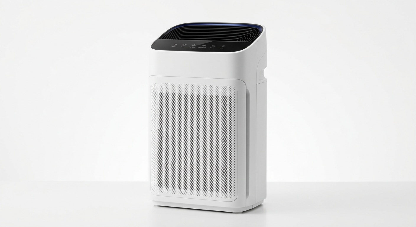 Winix Zero Pro air purifier — white tower, H13 HEPA, plasma wave