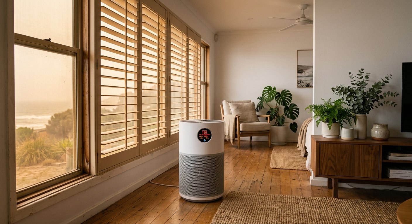 Wood Heater Smoke and Indoor Air Quality in Australian Homes -- Clean and Native